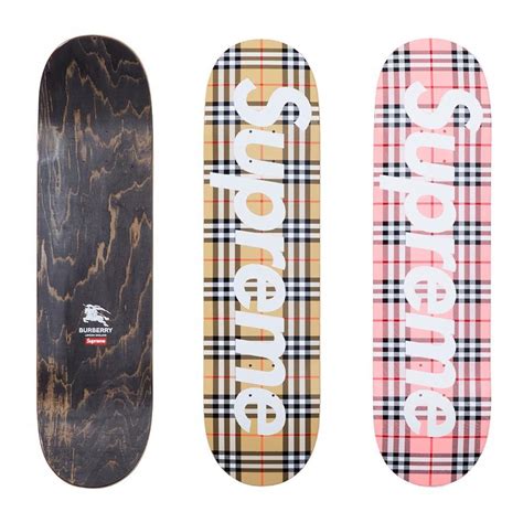 burberry london supreme|supreme Burberry skateboard.